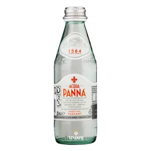 Acqua Panna, Mineraalwater, Glazen Gastro fles, 0,250 l