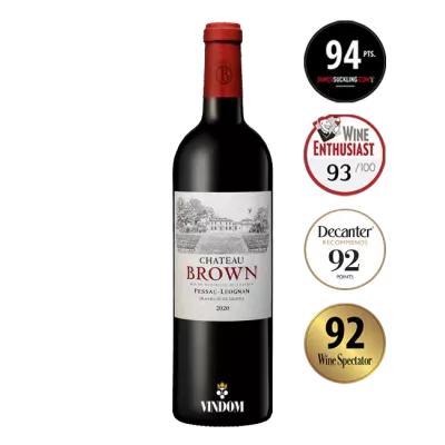 Château Brown, Pessac-Léognan, Bordeaux, Rouge, 2020