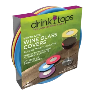 Coverware, Drink Tops, Ventilated Glass Covers, Wine Country