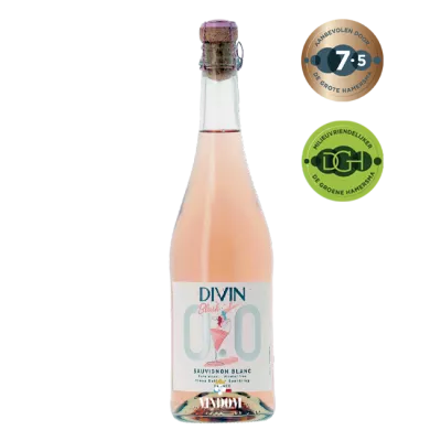 Divin, Sparkling, Blush, Rosé, Alcoholvrij