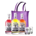 Drunken Monkey Cellotasje – Limoncello, Orangecello & Rabarbercello