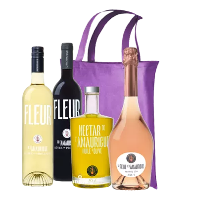 Fleur de l'Amaurige Wijntas, Red, White, Sparkling & Olijfolie