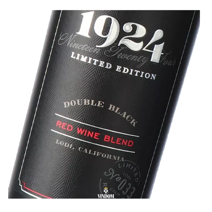 1924, Double Black, Red Wine Blend