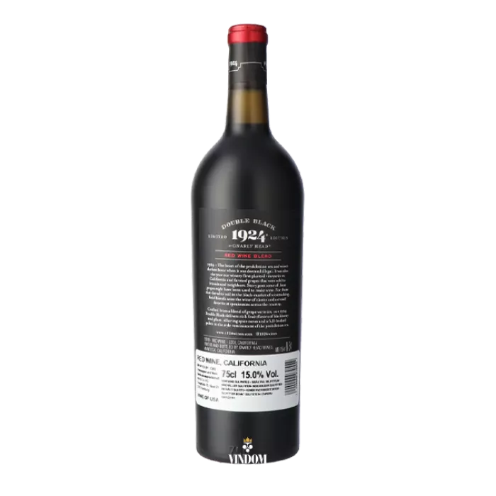1924, Double Black, Red Wine Blend