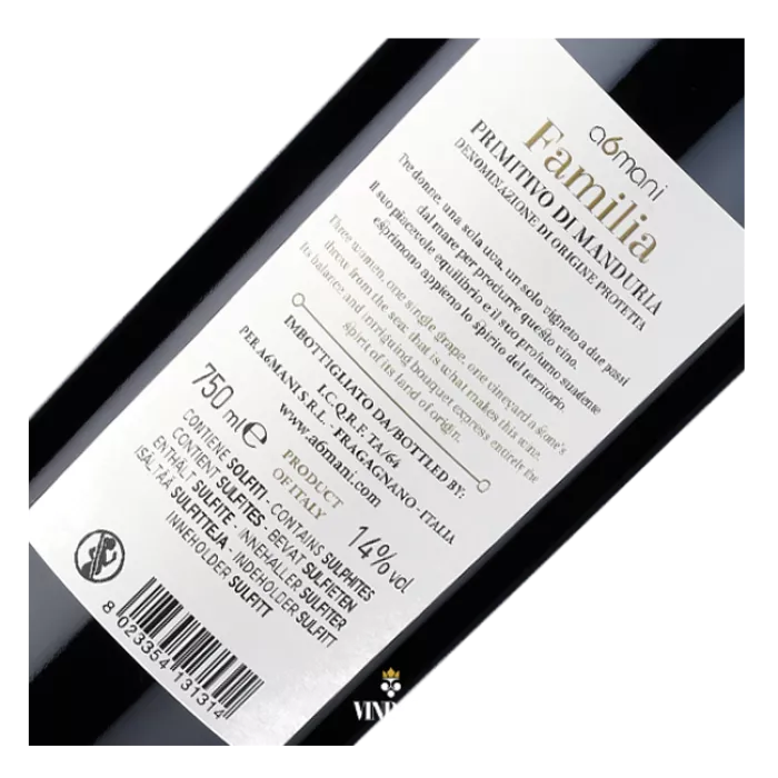 A6mani, Familia, Primitivo di Manduria