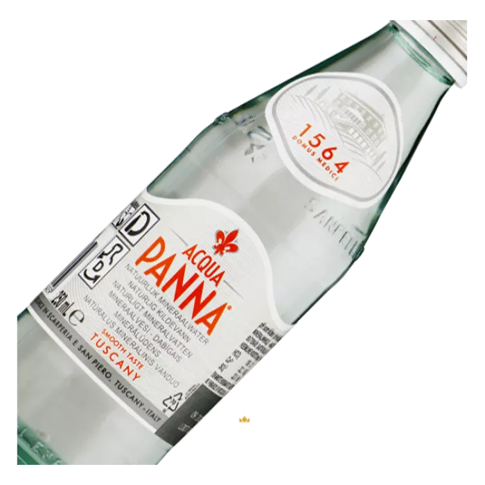 Acqua Panna, Mineraalwater, Glazen Gastro fles, 0,250 l
