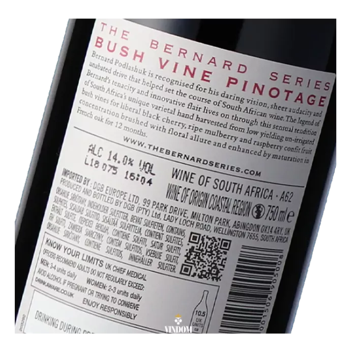 Bellingham, The Bernard Series, Bush Vine Pinotage