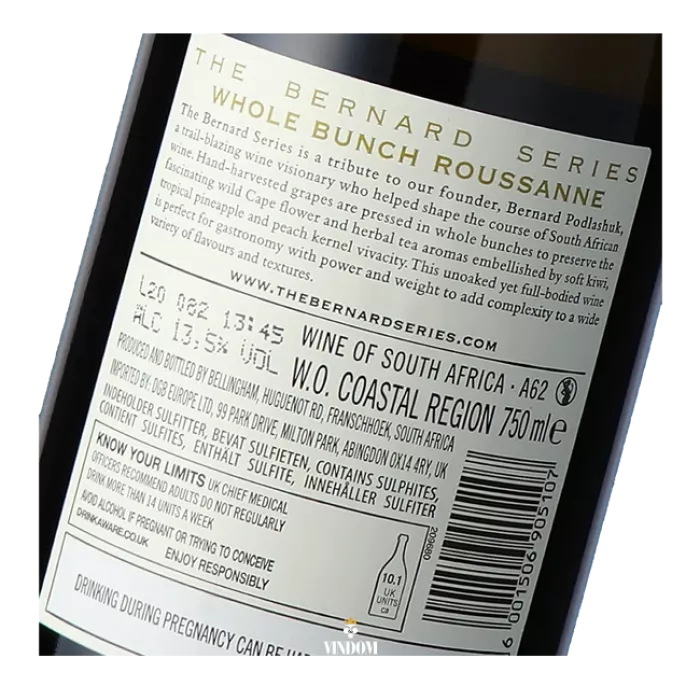 Bellingham, The Bernard Series, Whole Bunch Roussanne
