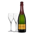 Bernard-Massard, Cuvée de l’Ecusson, Brut + 2 Champagneglazen