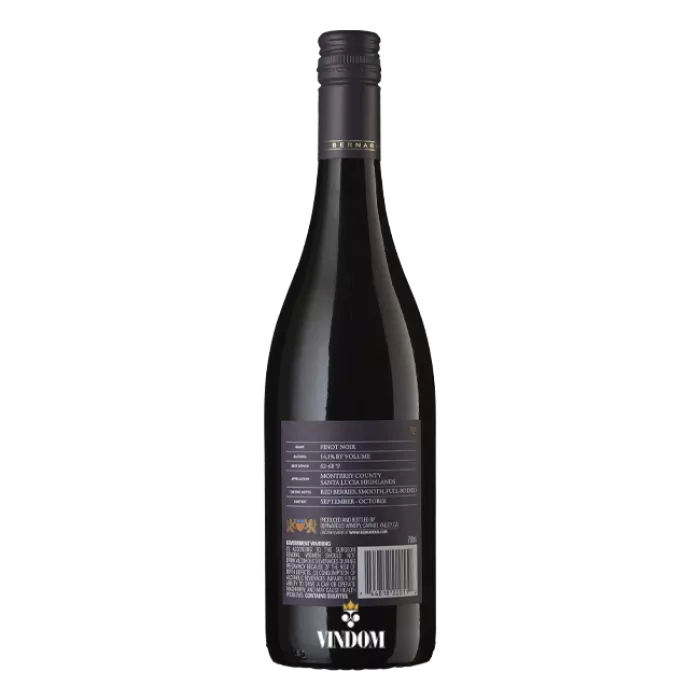 Bernardus Winery, Pinot Noir, Santa Lucia Highlands