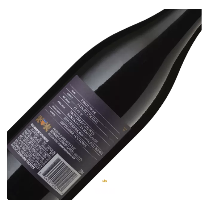 Bernardus Winery, Pinot Noir, Santa Lucia Highlands