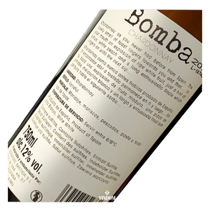 Bodegas Alceño, Bomba, Seleccion Especial, Chardonnay