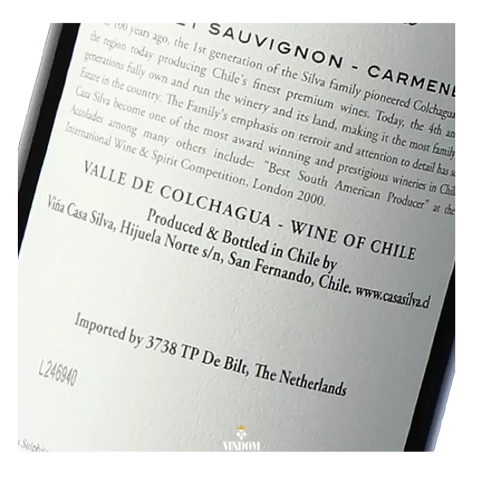 Casa Silva, Cabernet Sauvignon | Carménère
