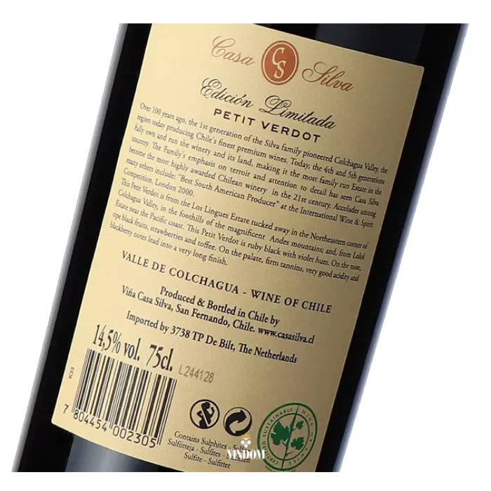 Casa Silva, Petit Verdot, Gran Terroir, Edicion Limitada