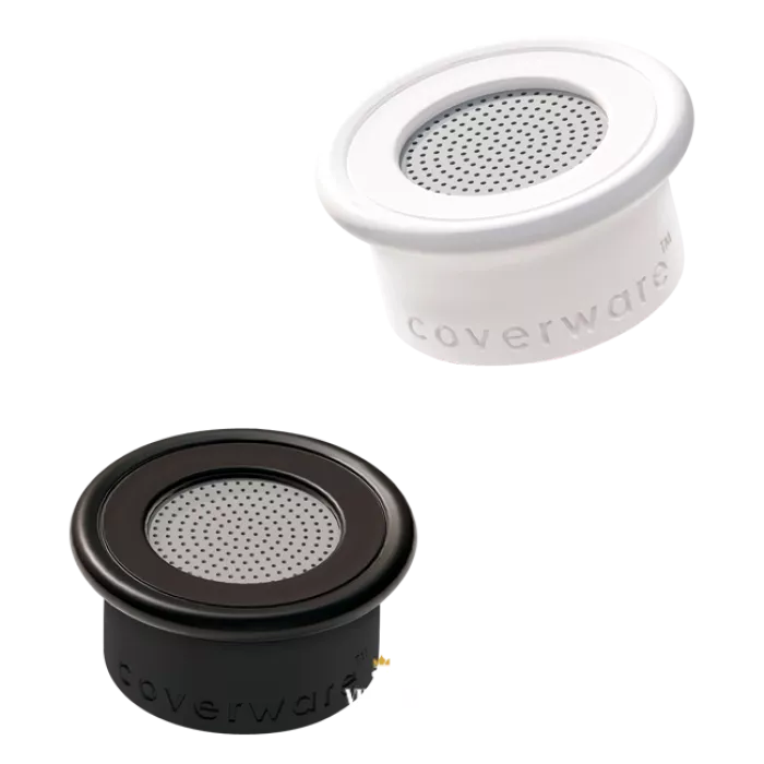 Coverware, Drink Tops, Ventilated Bottle Covers, Zwart/Wit