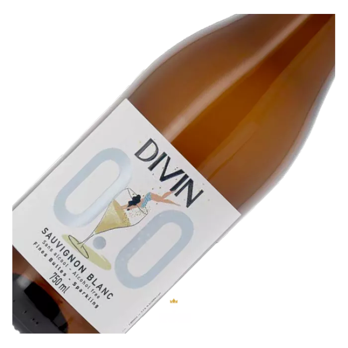Divin, Sauvignon Blanc, Sparkling, Alcoholvrij
