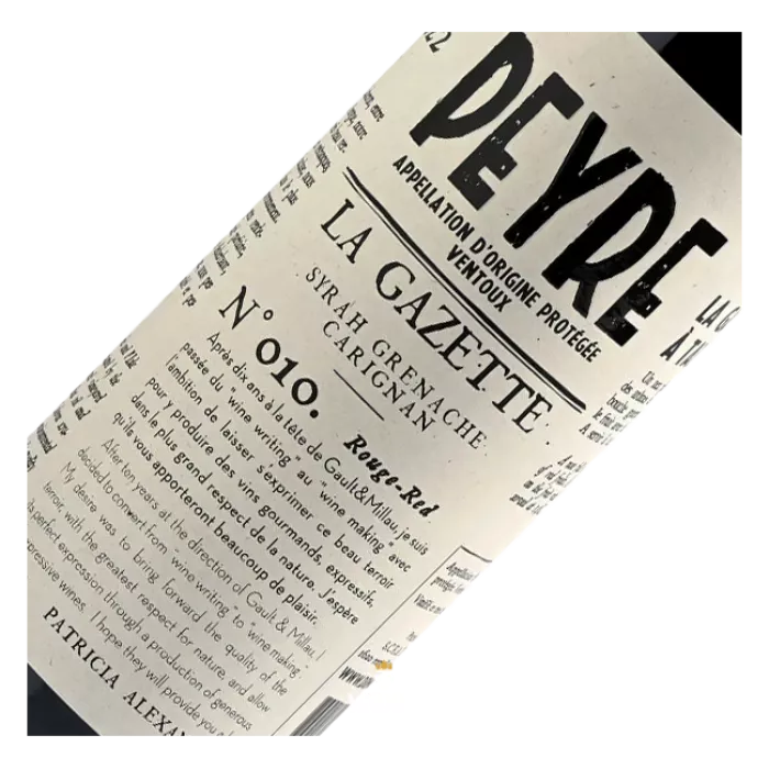 Domaine des Peyre, La Gazette, Ventoux Rouge