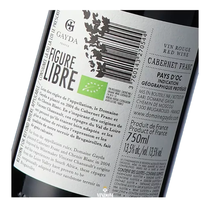 Domaine Gayda, Figure Libre, Cabernet Franc