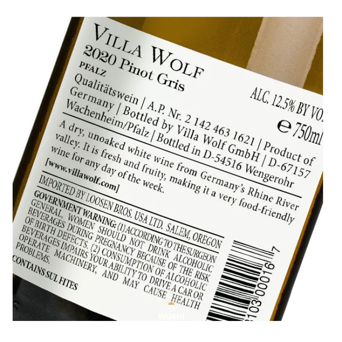 Villa Wolf, Pinot Gris | Grauburgunder | Pinot Grigio, 2024