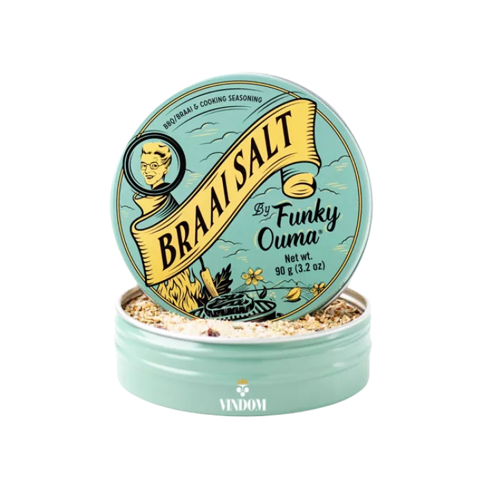 Funky Ouma Braai & Cooking Salt – Travel Tin 90 g