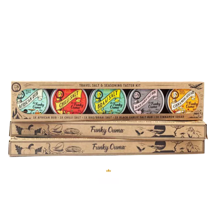 Funky Ouma Tiny Taster 5-Pack – Mini kruiden set 170 g