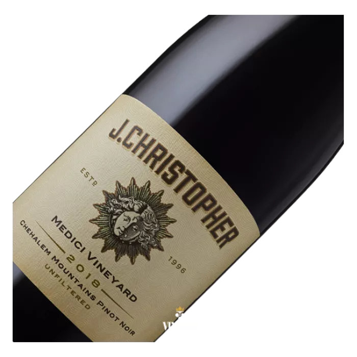 J. Christopher Winery, Medici Vineyard, Pinot Noir, 2018