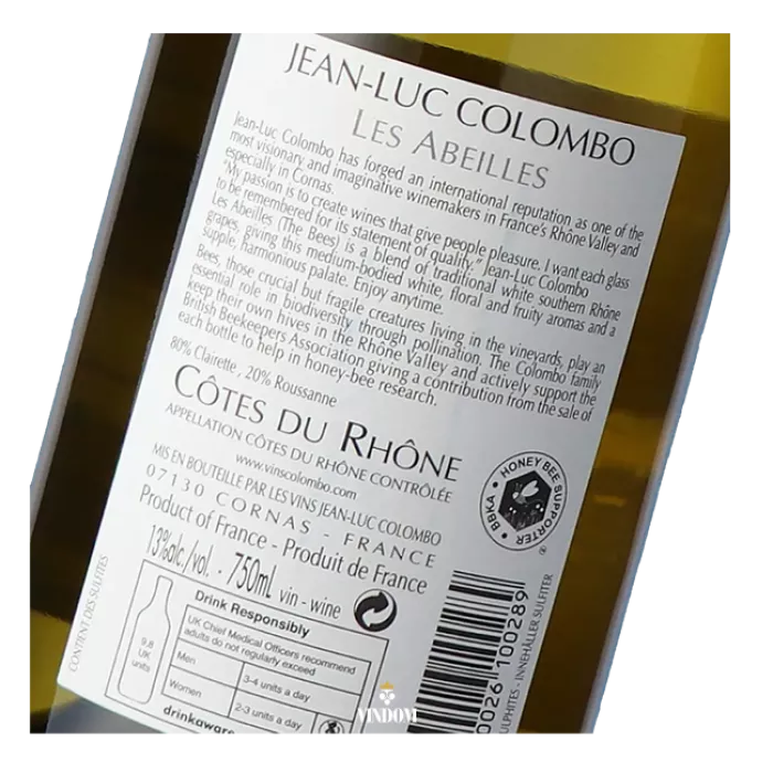 Jean-Luc Colombo, Côtes du Rhône, Les Abeilles, White