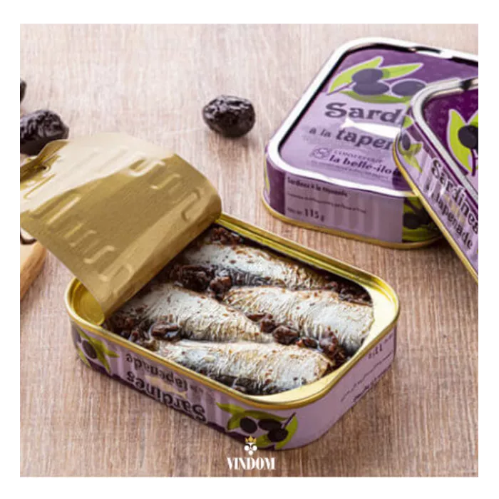Conserverie La Belle-Iloise, Sardines in de Tapenade
