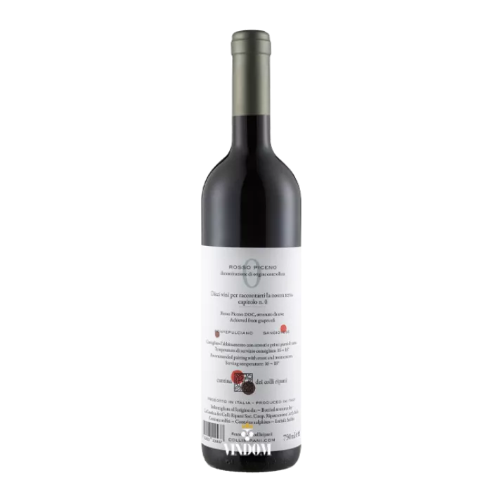 La Cantina dei Colli Ripani, Capitolo № 0, Rosso Piceno, DOC