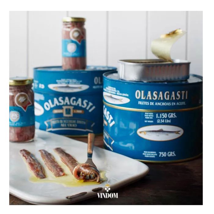 Olasagasti, Anjovisfilet op Olijfolie