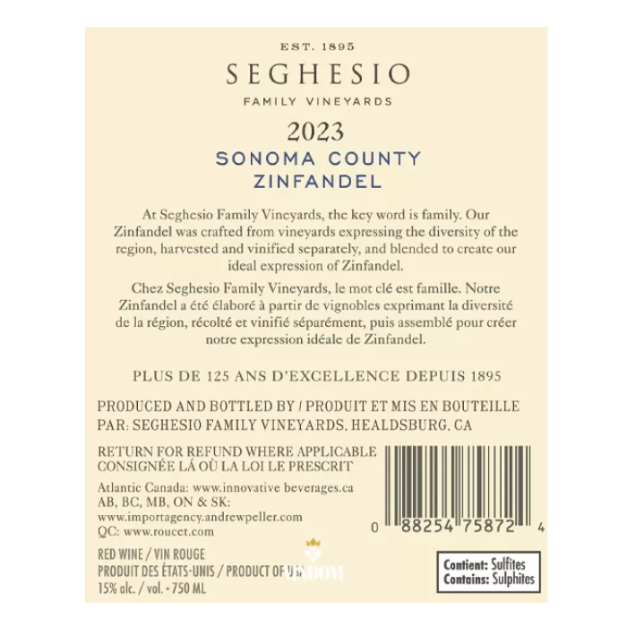 Seghesio, Sonoma Zinfandel