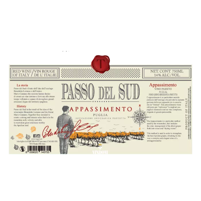 Passo del Sud, Appassimento, Puglia, 2024