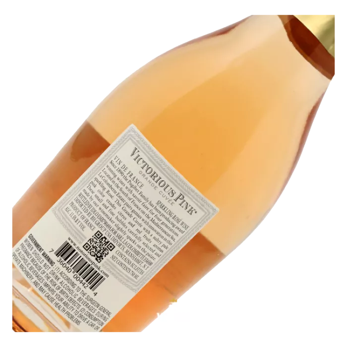 Victorious Pink, Grande Cuvée, Sparkling Rosé, Domaine la Colombette 2025