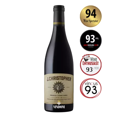 J. Christopher Winery, Medici Vineyard, Pinot Noir, 2018