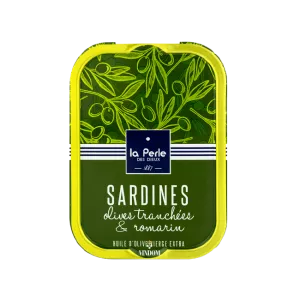 La Perle des Dieux, Sardines aux Olives Tranchées et au Romarin