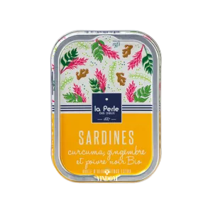 La Perle des Dieux, Sardines met Kurkuma Gember en Zwarte Peper