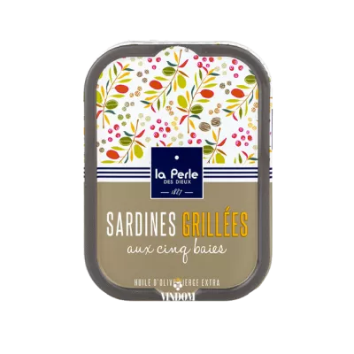 La Perle des Dieux, Sardines Grillées aux Cinq Baies
