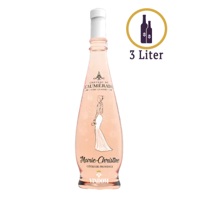Château de l'Aumérade, Cuvée Marie Christine, Rosé, Jeroboam, 3 Liter