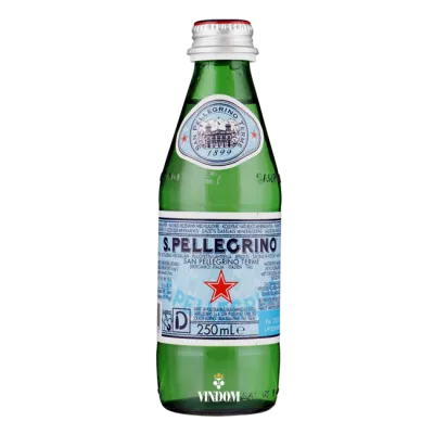 San Pellegrino, Bruisend Mineraalwater, Glazen Gastro fles, 0,250 l