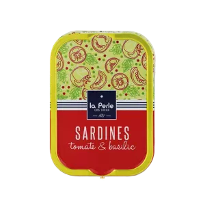 La Perle des Dieux Sardines met Tomaat en Basilicum