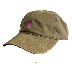 Vindom, Washed Cotton Cap, Donkergroen