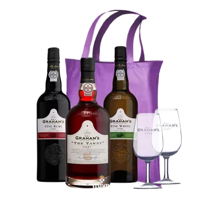 De Wijntas Graham’s - The Tawny, Fine White & Fine Ruby Port